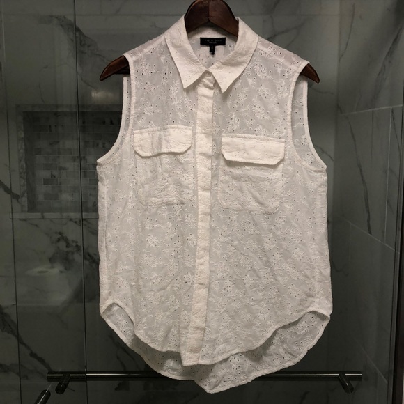 Rag & Bone April Eyelet Blouse - Picture 6 of 14